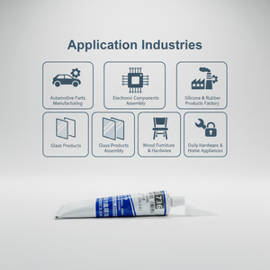 Adhésif silicone de qualité <span class=keywords><strong>alimentaire</strong></span> à durcissement lent pour ligne de production industrielle et solution de collage étanche pour le travail du <span class=keywords><strong>bois</strong></span> - Product Image 5