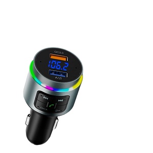 Agetunr bh442 BT 5.0 không dây rảnh tay thu âm thanh tự động MP3 Máy nghe nhạc 2.1A kép USB sạc nhanh phụ kiện xe hơi FM <span class=keywords><strong>Transmitter</strong></span> - Product Image 3