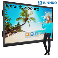 Pantalla Táctil Interactiva Inteligente LCD Multi-idioma de 55 65 75 85 86 98 100 Pulgadas, Panel de Pantalla de Pizarra Blanca