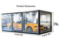 Vente chaude Abri de voiture gonflable en PVC Housse de voiture Peinture Lavage Abri Tente Garage de stationnement portable pour voiture