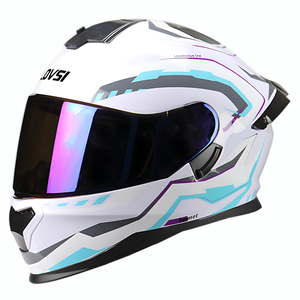 Grossiste casque de <span class=keywords><strong>moto</strong></span> de sécurité intégral personnalisé certifié confortable double lentille ABS racing doublure amovible lavable - Product Image 5