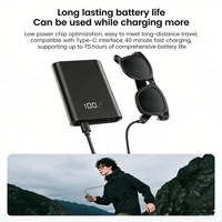 Lunettes AI HD 1080P avec enregistreur vidéo, caméra unique 8MP, batterie 300mAh, commande vocale, traduction en temps réel, lecteur de musique, Type-C
