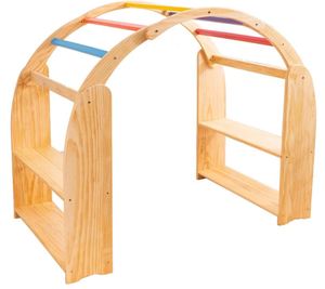 Tienda de campaña de madera Montessori para jardín de infantes, soporte de juego para niños, guardería, casa de juegos preescolar y muebles de biblioteca para uso en el dormitorio - Product Image 2