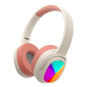 RGB Luminoso Plegable Inalámbrico para Auriculares <span class=keywords><strong>Bluetooth</strong></span> ANC Cancelación de Ruido Deportes DJ Auriculares USB Dinámico Impermeable <span class=keywords><strong>Gaming</strong></span> Head - Product Image 6