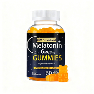 OEM/ODM Melatonin Organik Jelibonlar Özel Etiketli Diyet Takviyesi Vitaminleri Mükemmel Kalite Vegan Uyku İyileştirici - Product Image 1
