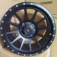 Approvisionnement d'usine Q + Matt 17X9 17 pouces 6 trous 6X1397 alliage Suv hors route jante 4X4 pour Toyota Hiace Peugeot 3008
