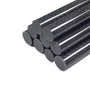 Tiges solides en fibre de carbone 3K personnalisées |   Barres rondes durables de différents diamètres - Product Image 3