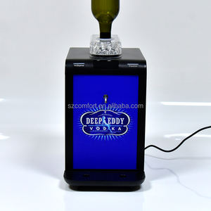 Distributeur de liqueur de bar à bouteille unique <span class=keywords><strong>Vodka</strong></span> Whisky Shot Refroidisseur de vin Machine à refroidir les boissons en acier inoxydable Distributeur de vin Réfrigérateur - Product Image 5