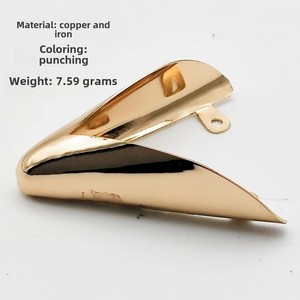 Binxun รองเท้าหัวเห<span class=keywords><strong>ล</strong></span>็กสำหรับตกแต่งรองเท้าทำจากโลหะต่างๆหัวเห<span class=keywords><strong>ล</strong></span>็กและทองแดง - Product Image 5