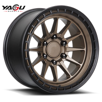 Jantes tout-terrain forgées sur mesure 4x4 pour Ford F150 Jeep Wrangler Tacoma, jantes Baja usinées en alliage d'aluminium T6061-T6, 17 18 20 22 pouces