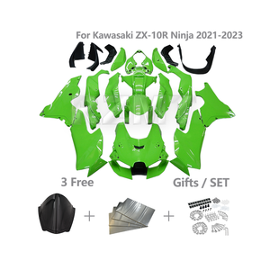 Carenado de motocicleta personalizado de alta calidad para <span class=keywords><strong>Kawasaki</strong></span> Ninja 2021 <span class=keywords><strong>2022</strong></span> 2023 <span class=keywords><strong>ZX10R</strong></span>, carenado de carrocería ABS personalizado, K1022-104a - Product Image 1