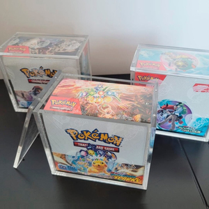 Acrylic Trường Hợp Booster Gói Với Nắp Từ Tính Elite Huấn Luyện Viên Hộp Thẻ Cho Pokemon Booster Hộp - Product Image 2