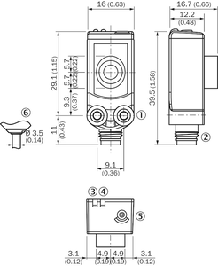 Sensor ultrasonik jarak jauh 6034669 sakit UC4-13341 terlaris - Product Image 3