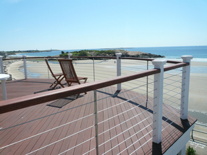 Rampe <span class=keywords><strong>de</strong></span> protection en câble d'acier inoxydable Prima Modern pour <span class=keywords><strong>mezzanine</strong></span> d'appartement, <span class=keywords><strong>balustrade</strong></span> en fil métallique <span class=keywords><strong>de</strong></span> haute qualité avec système <span class=keywords><strong>de</strong></span> poteaux - Product Image 6