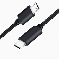 Câble de charge rapide et de transfert de données Type C vers Micro USB 3A pour ordinateur