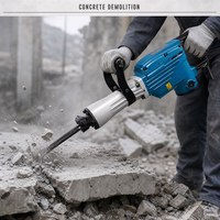 Marteau démoliteur électrique industriel de haute qualité 220V 1800W, robuste, avec poignée en D 95A