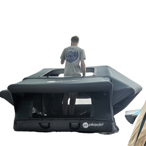 Tente de toit de voiture Overland Starry Sky 2 en tissu coton quatre saisons pour camping en SUV avec tente annexe, imperméable 3000 mm, une chambre - Product Image 1