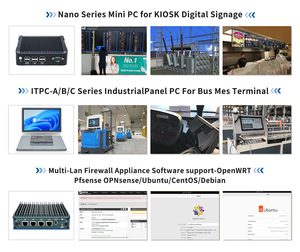 N3322 12 वीं पीढ़ी के मिनी पीसी एम्बेडेड औद्योगिक कंप्यूटर 2com 3 नेटवर्क पोर्ट 4usb हल्के अनुकूलन का समर्थन करता है - Product Image 5