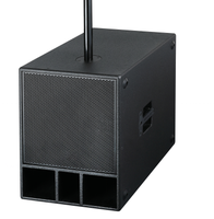 Sistema de Altavoces Portátiles Profesionales Line Array Activos con DSP, Columna Metálica para Exteriores, Subwoofer de 15 Pulgadas para Fiestas