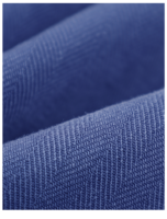 Celana Cargo Pria Model Barrel Leg Vintage Warna Biru Dicuci dengan Panel Lutut Ganda, Kantong Lipat, Tali Serut, Kancing Pinggang, Streetwear, Logo Custom