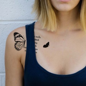 Pegatinas de tatuajes temporales para el cuerpo, brazo, maquillaje