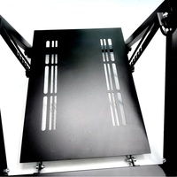 Simulateur de course pliable en acier Deluxon D39 avec support pour gobelet, supports pour levier de vitesses et pédales, prise en charge de la langue anglaise
