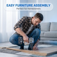 Perceuse-visseuse sans fil 21V, batterie Li-Ion 2.0Ah, compacte, ergonomique, outil électrique professionnel industriel OEM, bois, métal