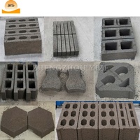 Petite Machine manuelle de moulage de bloc creux de béton, industriel, facile à utiliser, électrique, Mobile, Machine de fabrication de briques de ciment