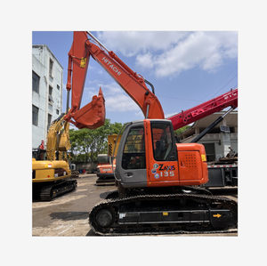 Oferta Especial: Excavadora Hidráulica de Cadenas Hitachi ZX135 de 13.5 Toneladas, 100% Original de Japón, Usada, con Motor y Bomba de Engranajes - Product Image 2