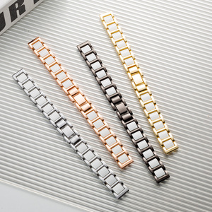 Correa de Reloj de Acero Inoxidable para Xiaomi <span class=keywords><strong>Mi</strong></span> <span class=keywords><strong>Band</strong></span> 8/9/10, Correa de Tres Cuentas con Hebilla de Mariposa para Redmi Watch <span class=keywords><strong>4</strong></span> - Product Image 4