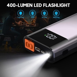 Démarreur de batterie 12V pour moteur essence et diesel, 10000mAh, avec fonction de <span class=keywords><strong>booster</strong></span> de batterie de voiture et lumière LED - Product Image 5