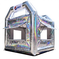 Kiosque de vente portable gonflable personnalisé en gros, tente événementielle étanche pour la promotion de snacks, vêtements et marchés