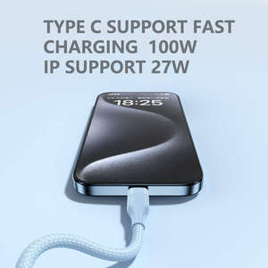 สาย USB C PD 65W สายชาร์จเร็วความเร็วสูงสำหรับแมคบุคแท็บเล็ตโทรศัพท์มือถือหูฟังกล้อง - Product Image 2