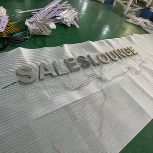 Lettere in Metallo Retroilluminate a LED Personalizzate, Finitura a Specchio, 4 Opzioni di Finitura Superficiale, <span class=keywords><strong>Dimensioni</strong></span> del <span class=keywords><strong>Carattere</strong></span> Personalizzabili per Insegne di Centri Estetici e Spa - Product Image 2