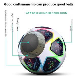 Balón de Fútbol de Cuero Termosellado para Eventos, Tallas 5 y 4, Venta al por Mayor de Fábrica, Modelo de Exportación AS0000 - Product Image 3