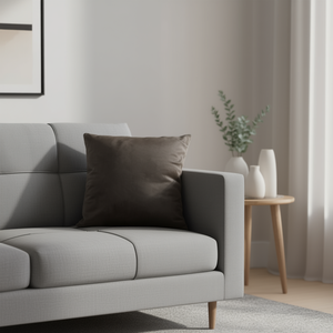 หมอนกำมะหยี่ดัตช์ 50*50 สีกาแฟ โคจิน เทอร์ซิโอเปโล หมอนรองนั่งและหมอนอิงสุดหรู - Product Image 3