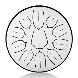 11 Notes Carbon Steel Tongue <b>Drum</b> 6 Inch Ethereal <b>Drum</b> Chakra Sound Healing Stress Relief Yoga Meditation Percussion <b>Drum</b> - Product Image 4