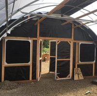 Trampa de luz para insectos de invernadero agrícola multitramo grande para equipo de cría de animales de granja avícola para ventilador