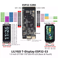 Lilygo-Placa DE DESARROLLO DE PANTALLA LCD, módulo inalámbrico, WIFI, Bluetooth, 5,0,