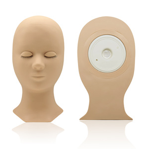 Maniquí de Práctica de Pestañas de Silicona de 3 Capas con Párpados Removibles - Product Image 2