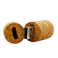 Bouchon de vin en bois clé USB clé USB clé USB bouchon de bouteille de vin liège clé de mémoire USB 16gb 64gb