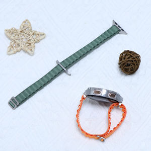 Correa de nailon tejido delgado para <span class=keywords><strong>Apple</strong></span> <span class=keywords><strong>Watch</strong></span> Bands <span class=keywords><strong>40mm</strong></span> 41mm 42mm 44mm 45mm 46mm 49mm Pulsera delgada para Iwatch <span class=keywords><strong>SE</strong></span> - Product Image 5