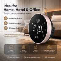 Interruptor Digital Tuya Zigbee para Calefacción por Suelo Radiante, Perilla Redonda, Controlador de Temperatura para Sauna, Termostatos Wifi para Hogar Inteligente