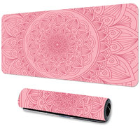 Grand tapis de souris à sublimation pour anime de jeu avec logo en caoutchouc écologique tapis de souris personnalisé blanc noir tapis de bureau blanc