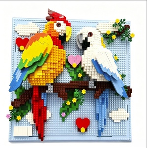 Blocs de construction murale 3D virals - <span class=keywords><strong>Puzzle</strong></span> créatif en ABS pour animaux, décoration tendance pour adultes - Product Image 3