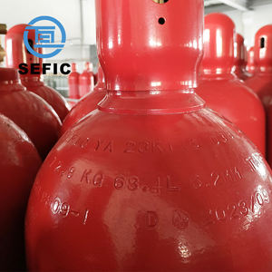 ถัง CO2 150 บาร์ 68 ลิตร 45 กิโลกรัม พร้อมวาล์วอัตโนมัติสำหรับดับเพลิงด้วย CO2 - Product Image 6