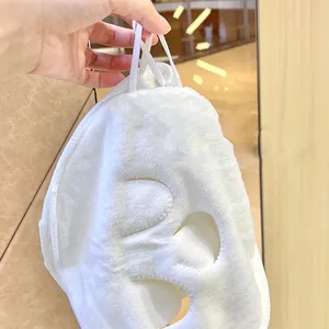Skin Care Mask Cotton Hot Compress Towel Wet Compress Steamed <b>Face</b> Towel Opens Skin Pore Clean Hot Compress - Product Image 5