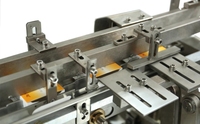 Machine automatique de mise en carton horizontale pour aliments, biscuits, gâteaux, steaks, avec moteur pneumatique et PLC