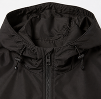Blouson Bomber Homme Personnalisé en Denim Enduit, Léger, Coupe-Vent, à Capuche, Demi-Zip, Imperméable et Respirant – Vente en Gros