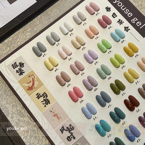 Lot de 56 vernis à ongles en gel 15 ml avec présentoir, séchage UV/LED, logo personnalisé, pour salon de manucure, nail art, vente en gros - Product Image 3